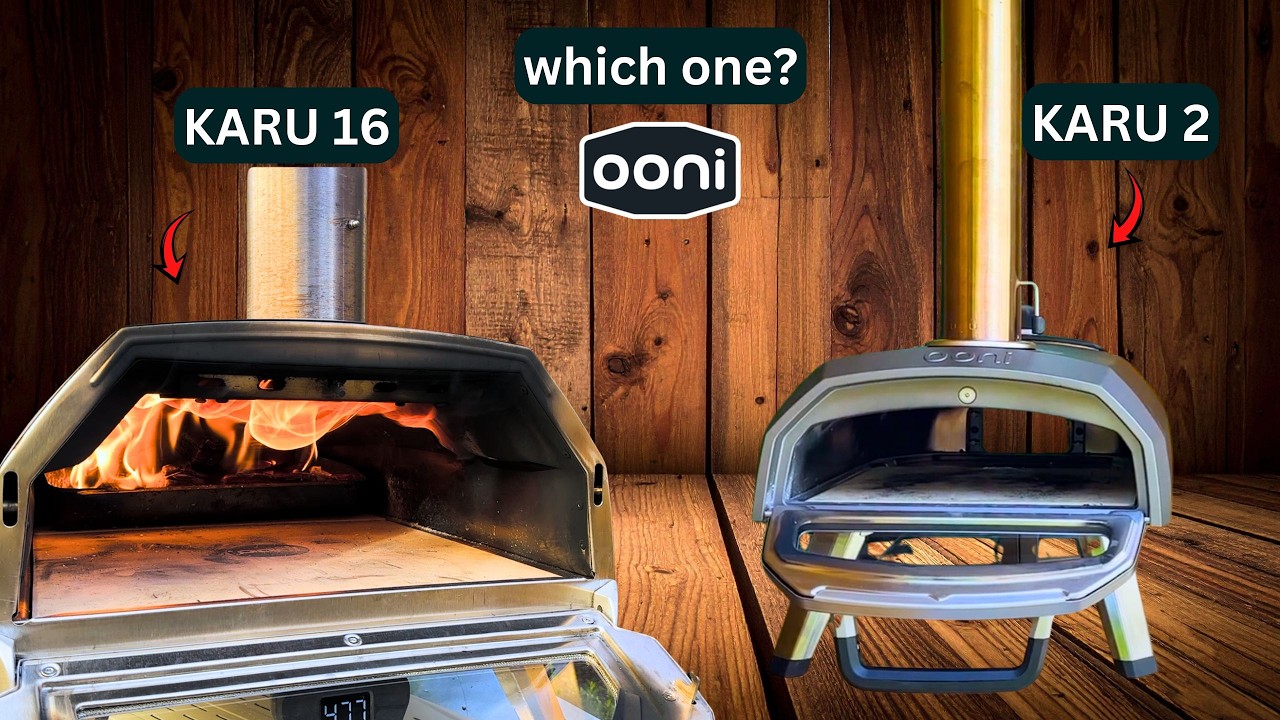 Comparing the Ooni Karu 2 and Ooni Karu 16 PIZZA OVENS!