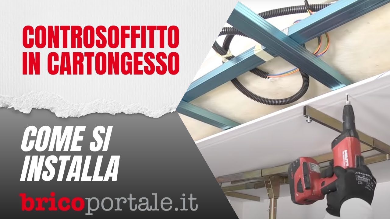 Controsoffitto in cartongesso resistente | Come si installa