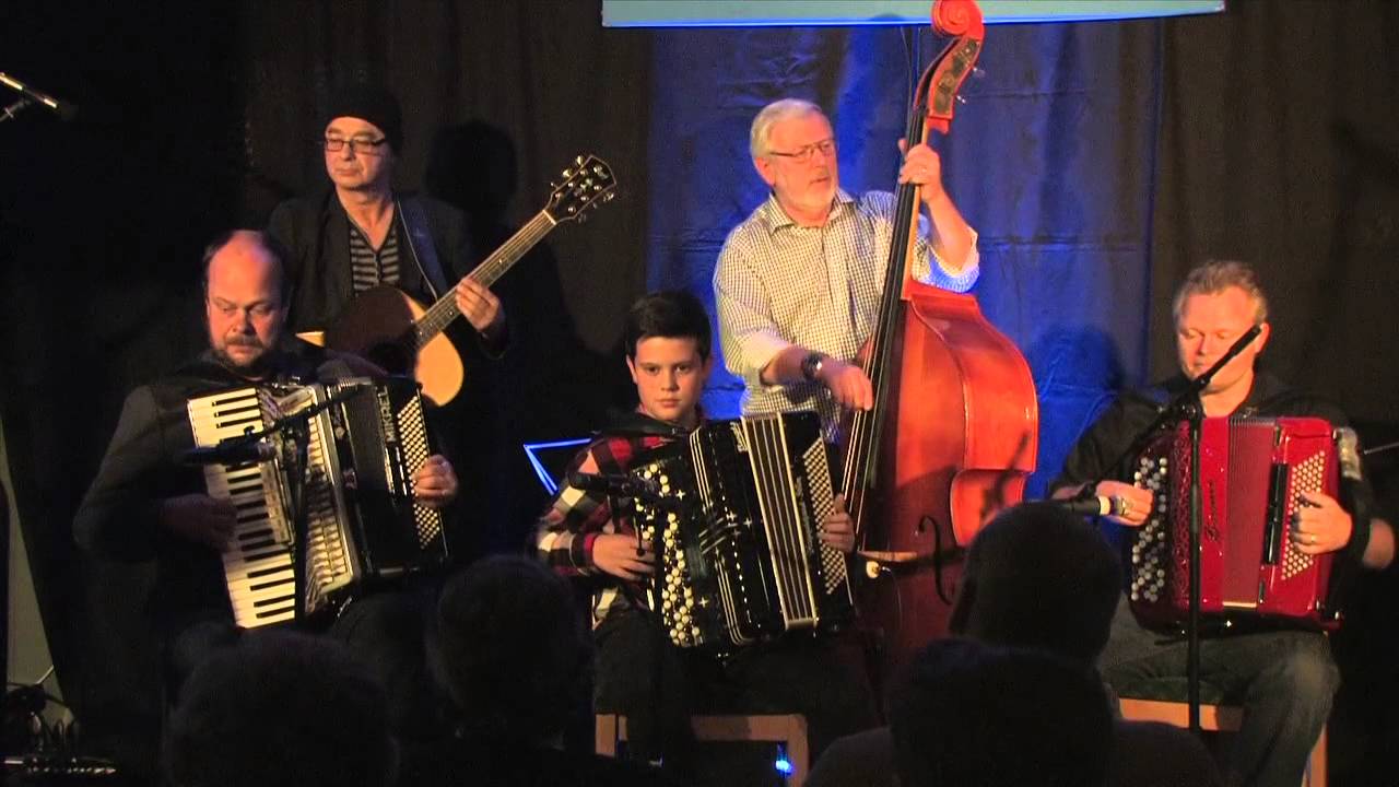 Accordion, Beiron Hultman with friends performs 