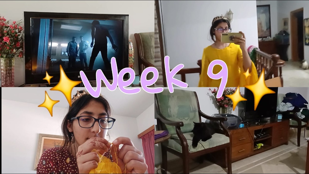 Semester 2 | Week 9 ~ University Vlog | sewing, teen wolf, glee, cats