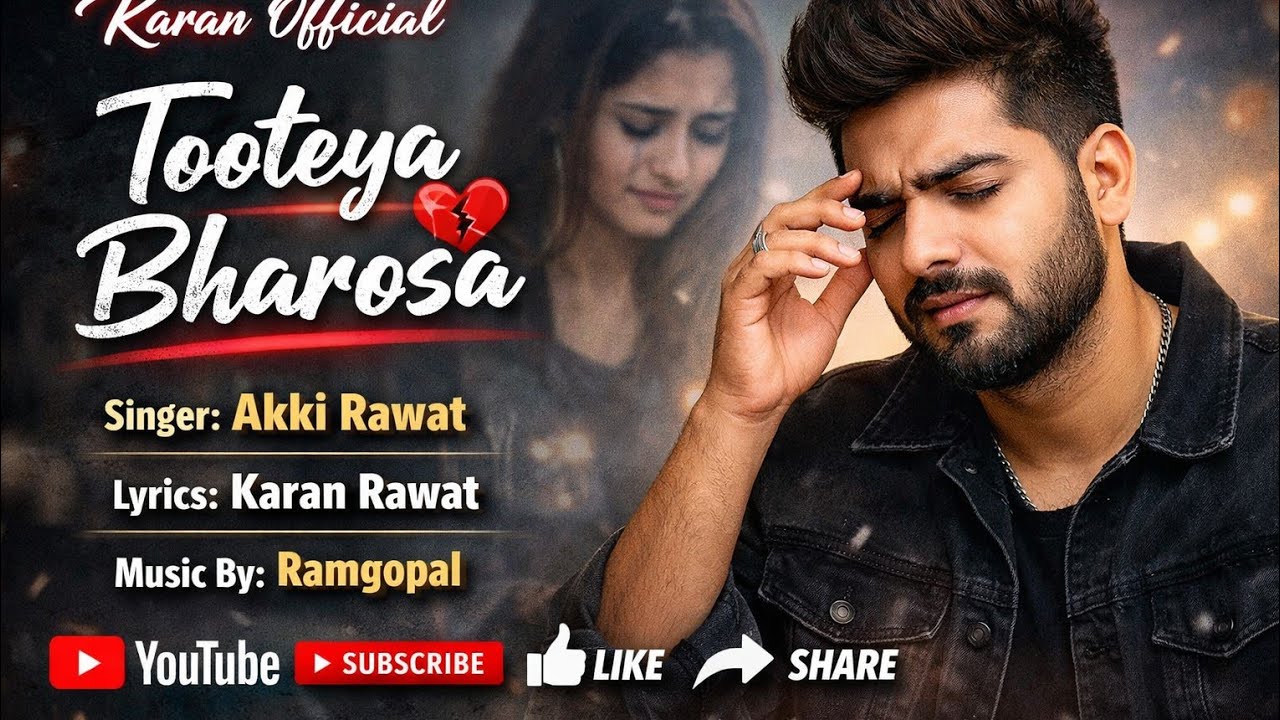 Tooteya Bharosa (Official Sad Song) | Akki Rawat | Karan Rawat | Punjabi Heartbreak Song 2026
