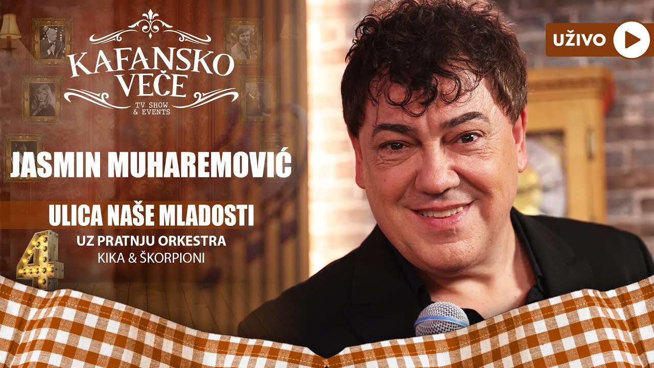 JASMIN MUHAREMOVIC - ULICA NASE MLADOSTI | UZIVO | (ORK KIKA I SKORPIONI) | 2023 | KAFANSKO VECE