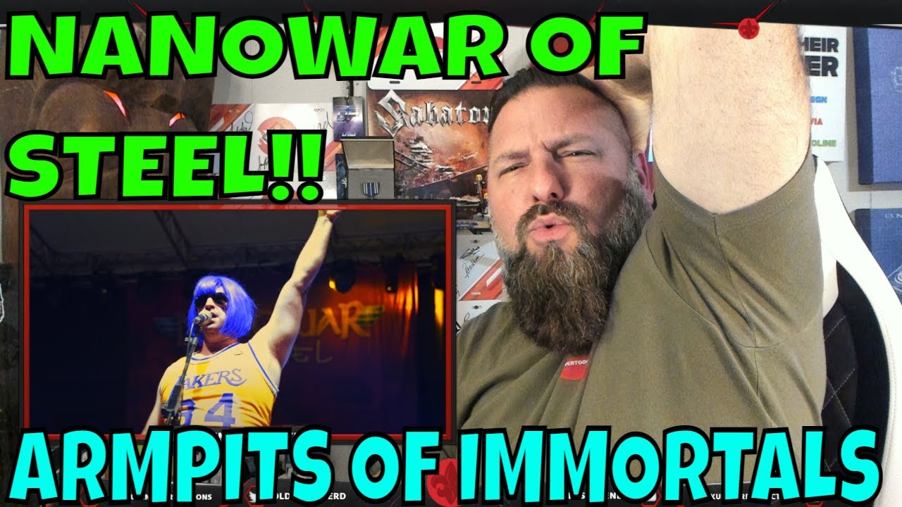 РЕАКЦИЯ СТАРЫХ СТАЛЕЙ | NANOWAR OF STEEL - Armpits Of Immortals #napalmrecords