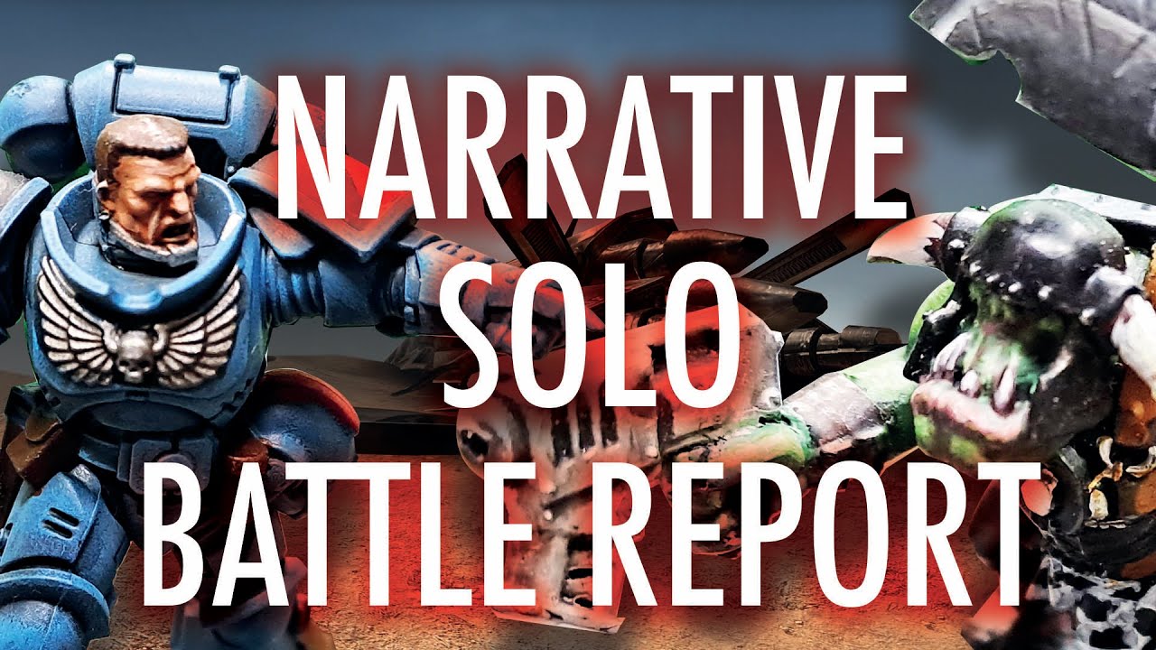 missione di SALVATAGGIO in solo-play: SPACE MARINES vs ORKS | warsurge battle report