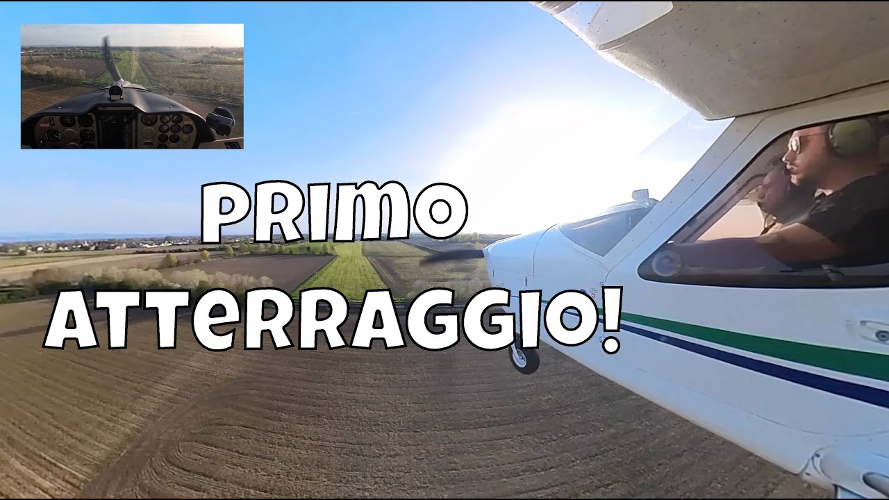 Ho fatto il mio primo ATTERRAGGIO in ultraleggero!