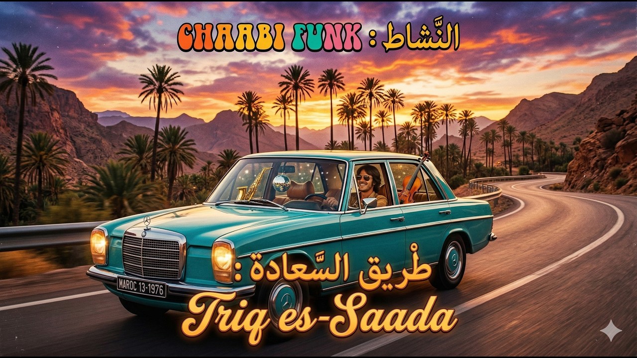 CHAABI FUNK : طْرِيقْ اَلسَّعَادَة (Triq es-Saada) | Moroccan Road Trip Vibes