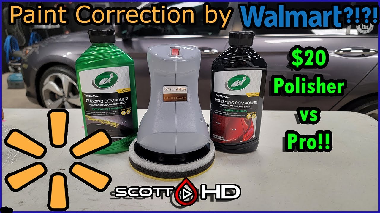 Paint Correction by Walmart?!?!  $20 polisher $20 compound - does it work? Let's find out!