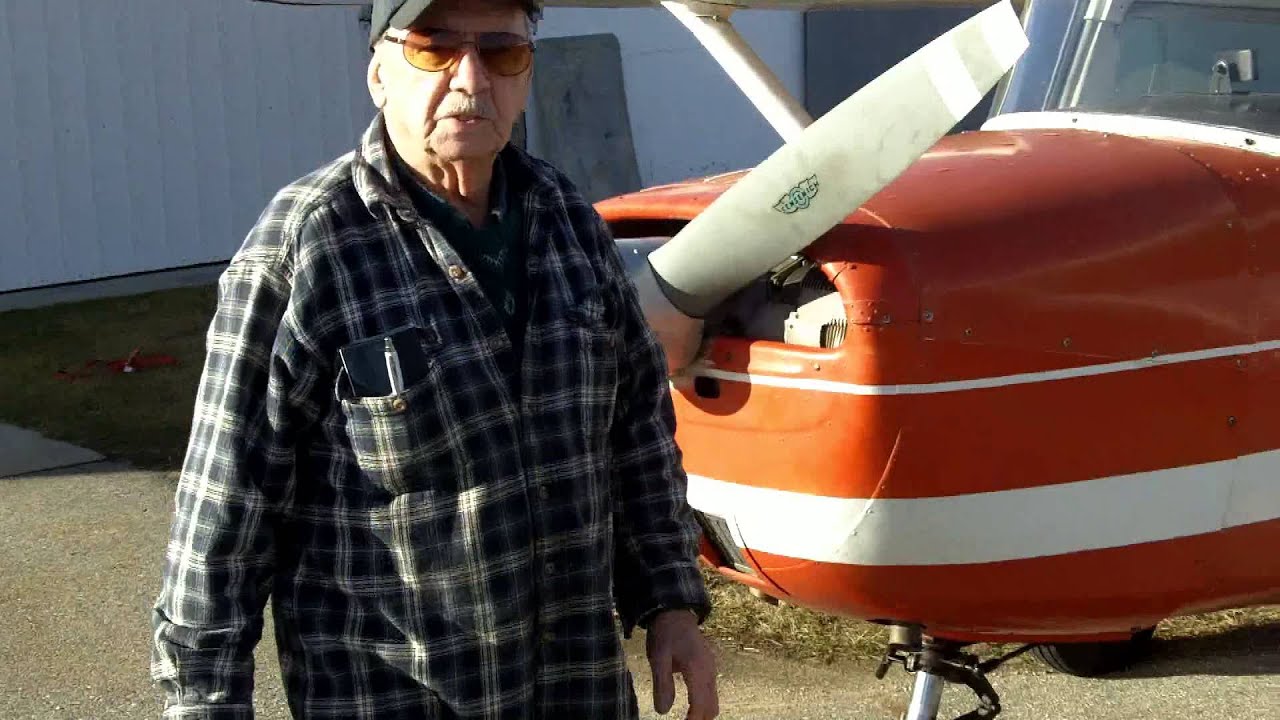 JOHN SCHOLTENS (Flying His Cessna 150 Airplane At Age 87) - By: Norm Rasmussen