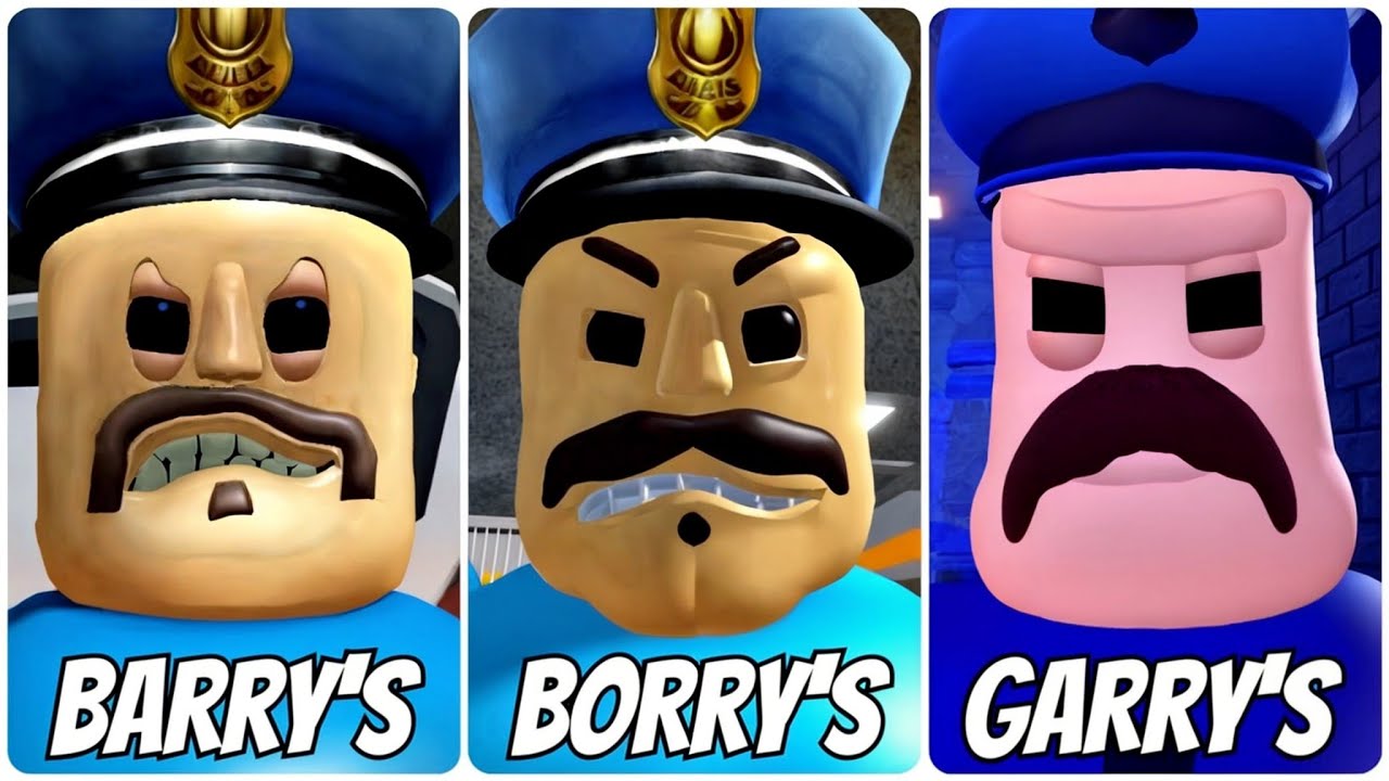 BARRY'S VS BORRY'S VS GARRY'S POLICE PRISON RUN!