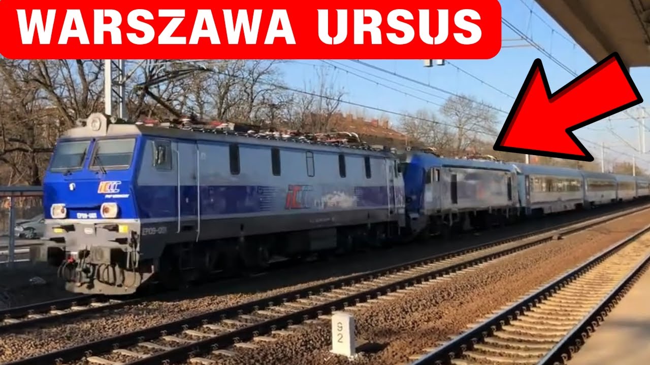 Pociągi Warszawa Ursus. Super przeloty pociągów PKP Intercity!