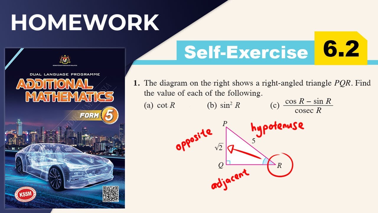 F5 | Self Exercise 6.2 Q1 Trigonometric Functions | KSSM Textbook