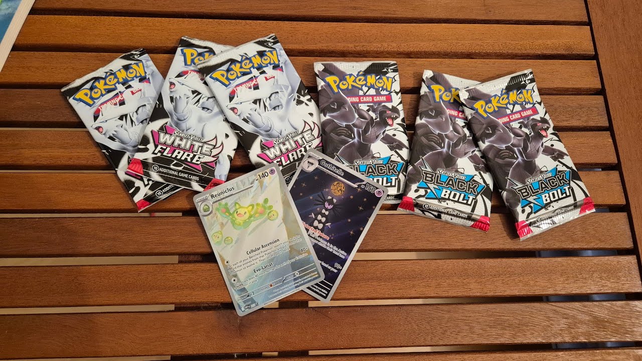NOVO Pokemon TCG Black Bolt & White Flare Pack Opening!