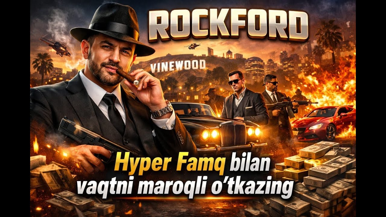 GTA 5 RP // ROKFORD // HYPER FAMQ BILAN VAQNI MAROQLI O`TKAZING!!! // PROMO : ISCO