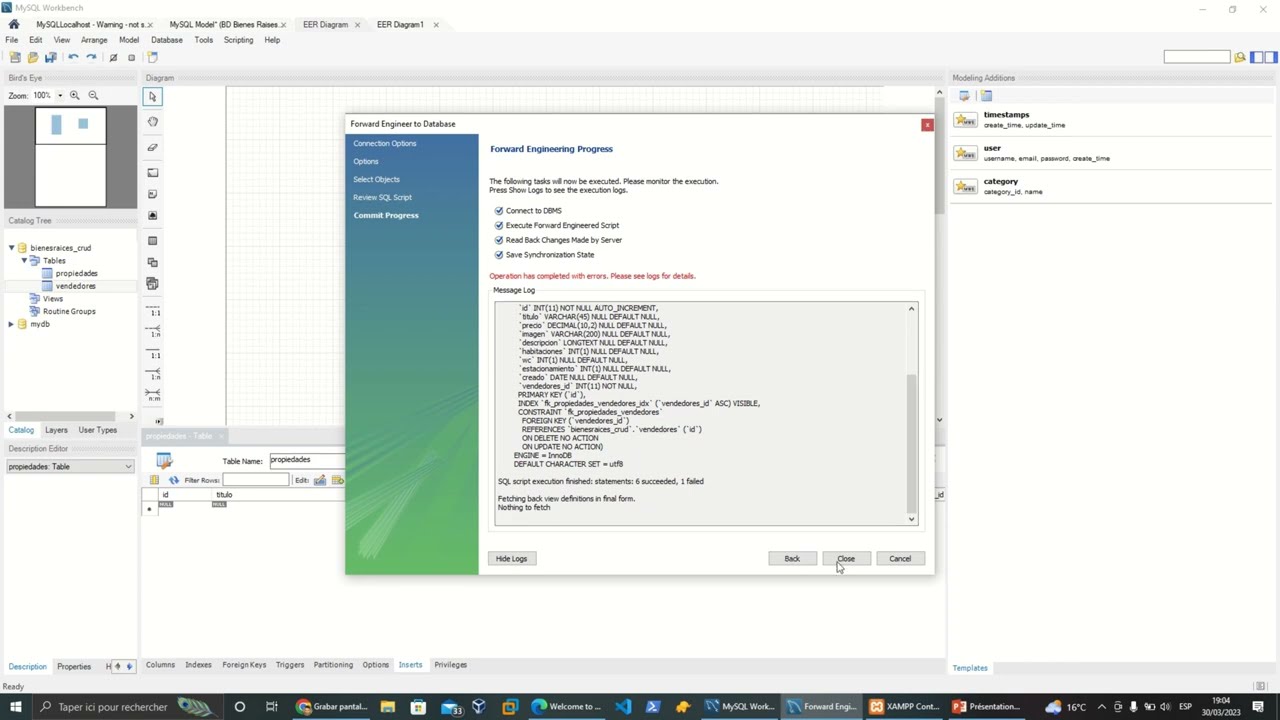 Error 1064 MySQL Workbench