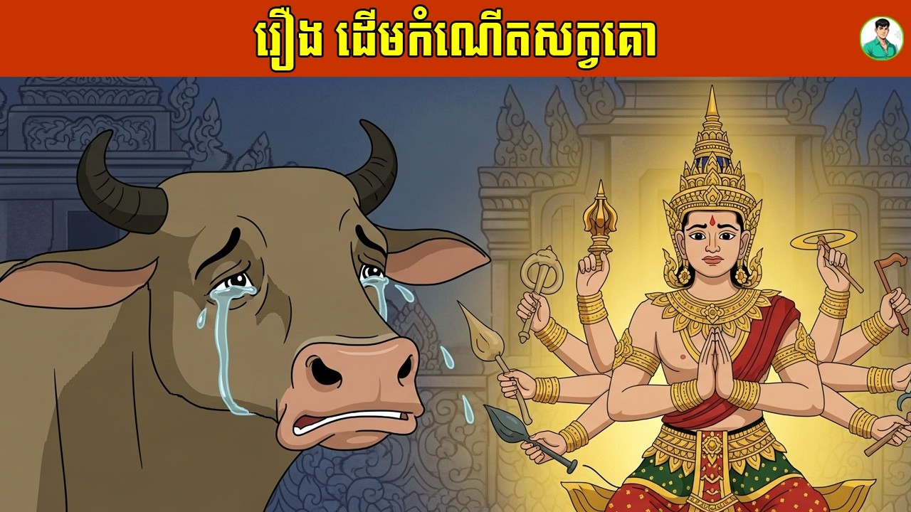 Ep27 | រឿងដើមកំណើតសត្វគោ | Pisey Fairy tale