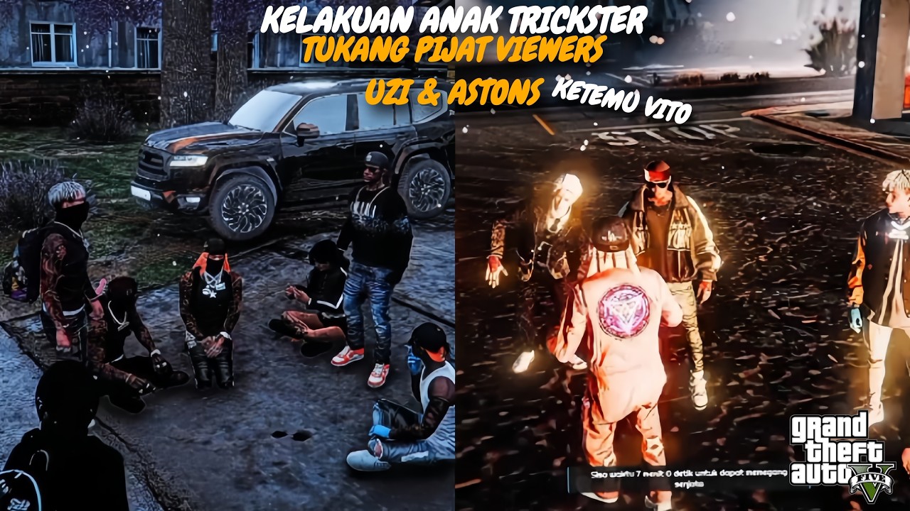 KELAKUAN ANAK TRICKSTER TUKANG PIJAT VIEWERS UZI & ASTONS, KETEMU VITO - GTA V ROLEPLAY