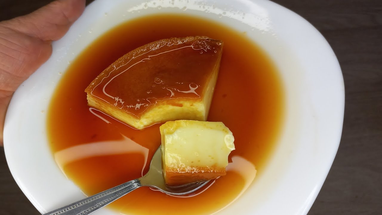 اسهل فلان كراميل بثلاث مكونات فقط 🍮 طعم لا يُقاوم! 😋