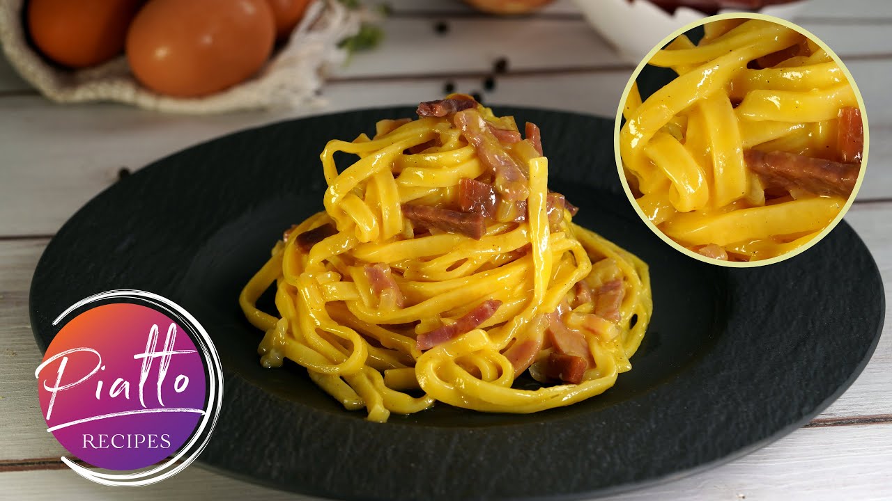 Papalina - CARBONARA with ONIONS, PROSCIUTTO and PARMIGIANO | The Pope's Pasta