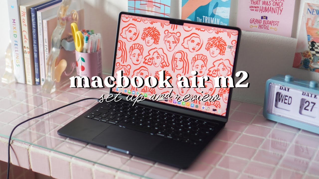 🍎 apple macbook air m2 unboxing 📦 , set up ⚙️ and review after 1 week 💻