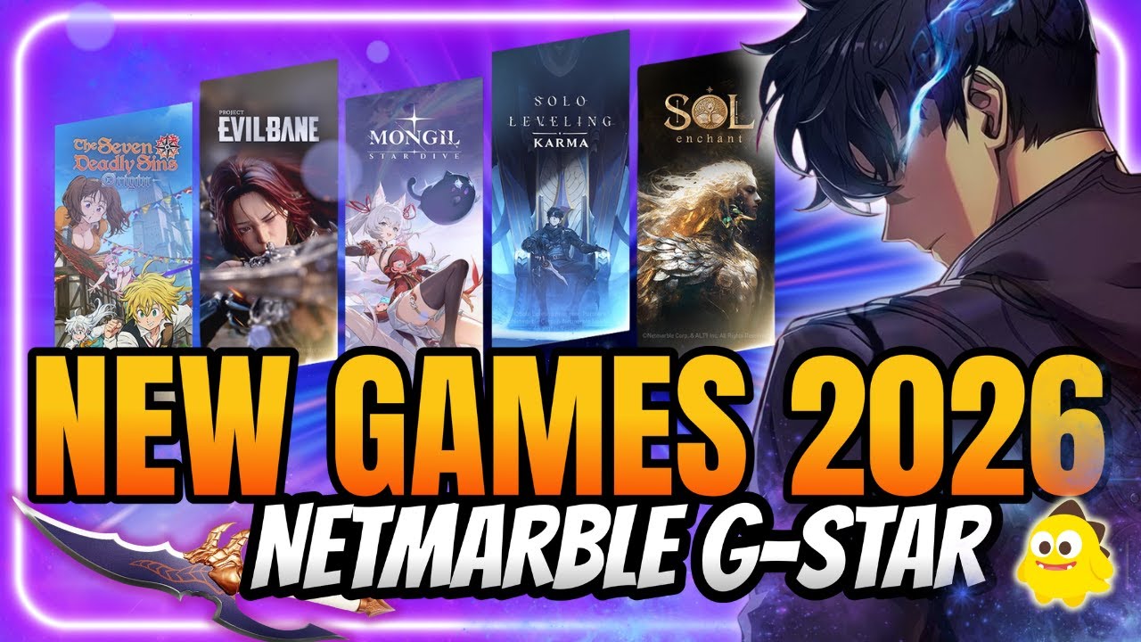 Les 5 Meilleurs jeux Netmarble x G-Star 2025