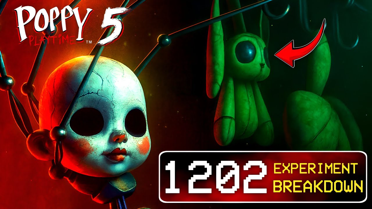 ⭐Poppy Playtime Chapter 5 EXPERIMENT 1202 Teaser BREAKDOWN (Everything You Missed!)