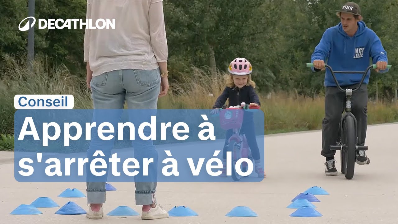 CONSEIL - Épisode 4/6 : apprendre à s'arrêter à vélo [BLABLAKIDS] 🚲 | Decathlon