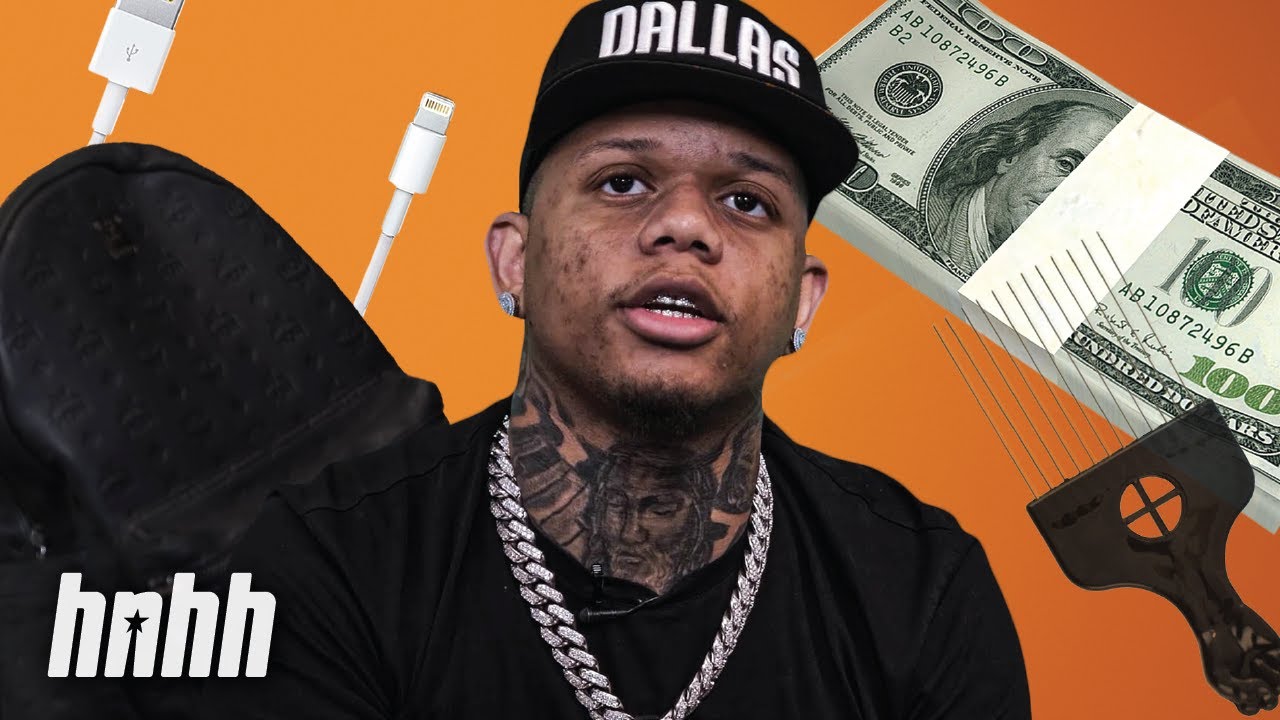 Yella Beezy Has 3 Phones & His Asthma Inhaler | HNHH's In My Bag