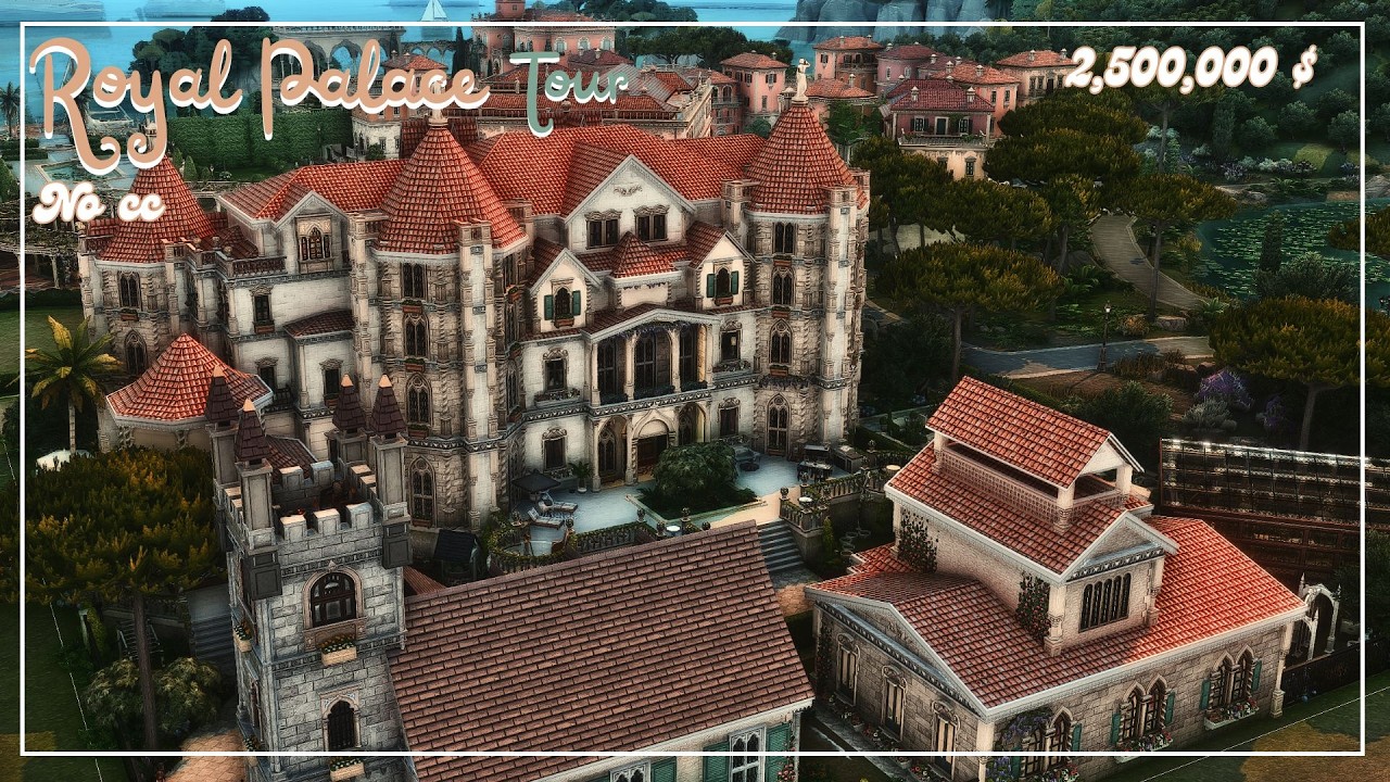 2,500,000 Simoleon Royal Palace Tour | The Sims 4 Royalty & Legacy | Full Build Showcase