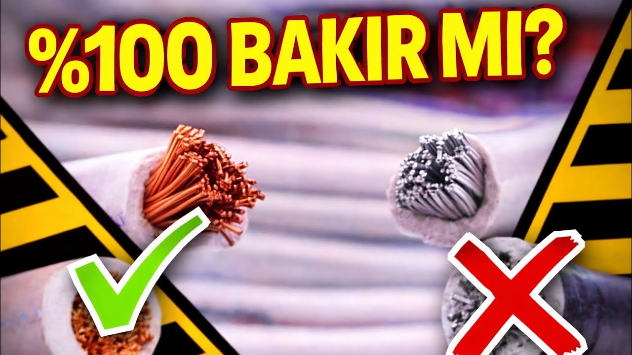Bakır Kablo Nasıl Anlaşılır? Alüminyumdan Farkı