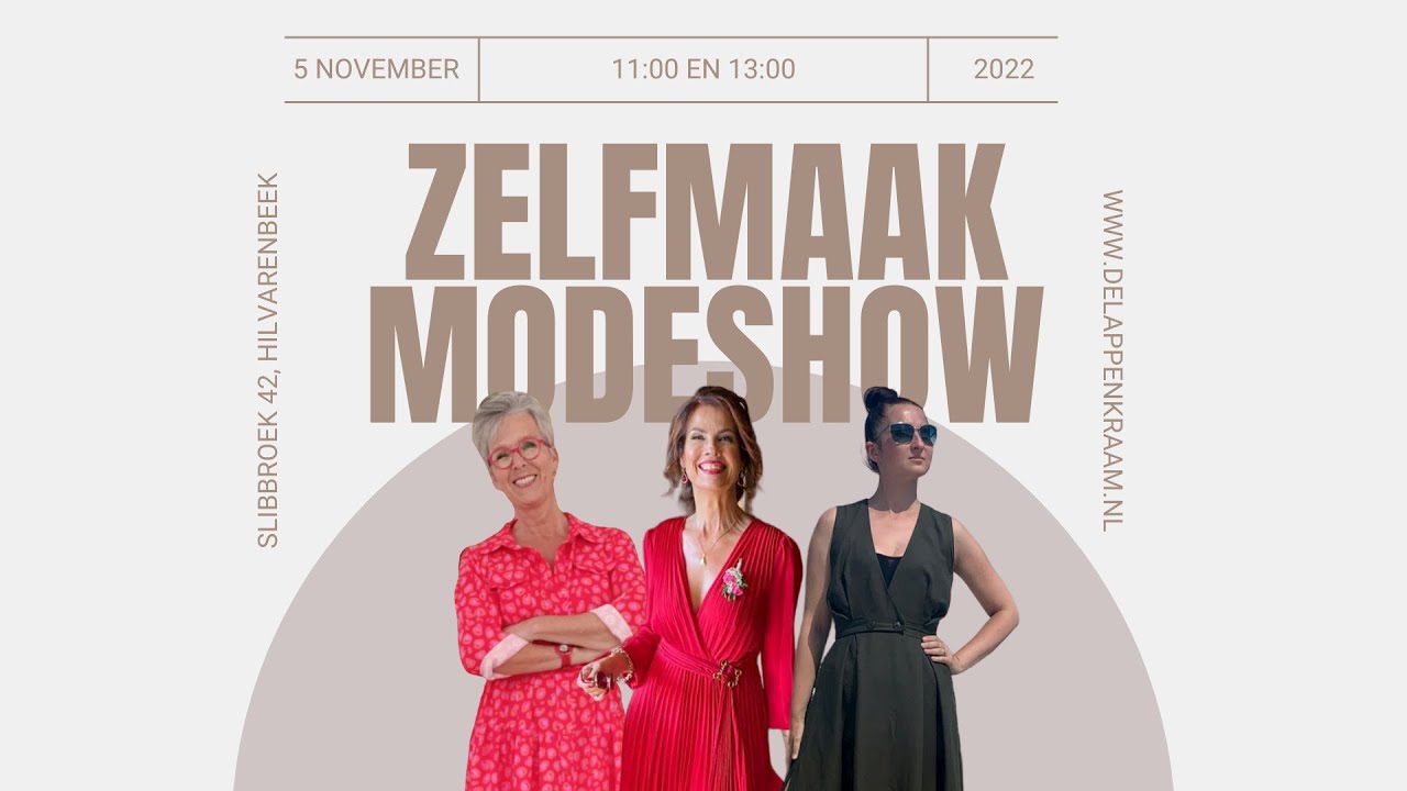 Najaars modeshow voor zelfmaakmode van De Lappenkraam