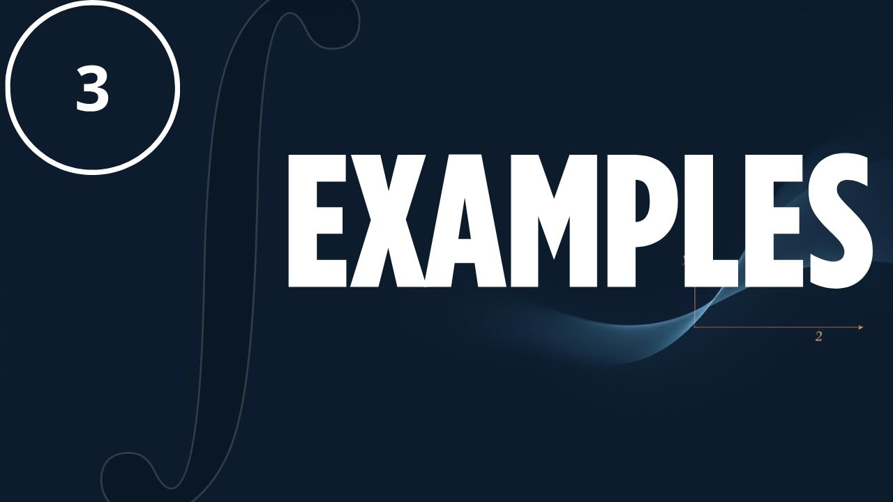Solving Examples |  حلّ الأمثلة باستخدام جدول التكاملات