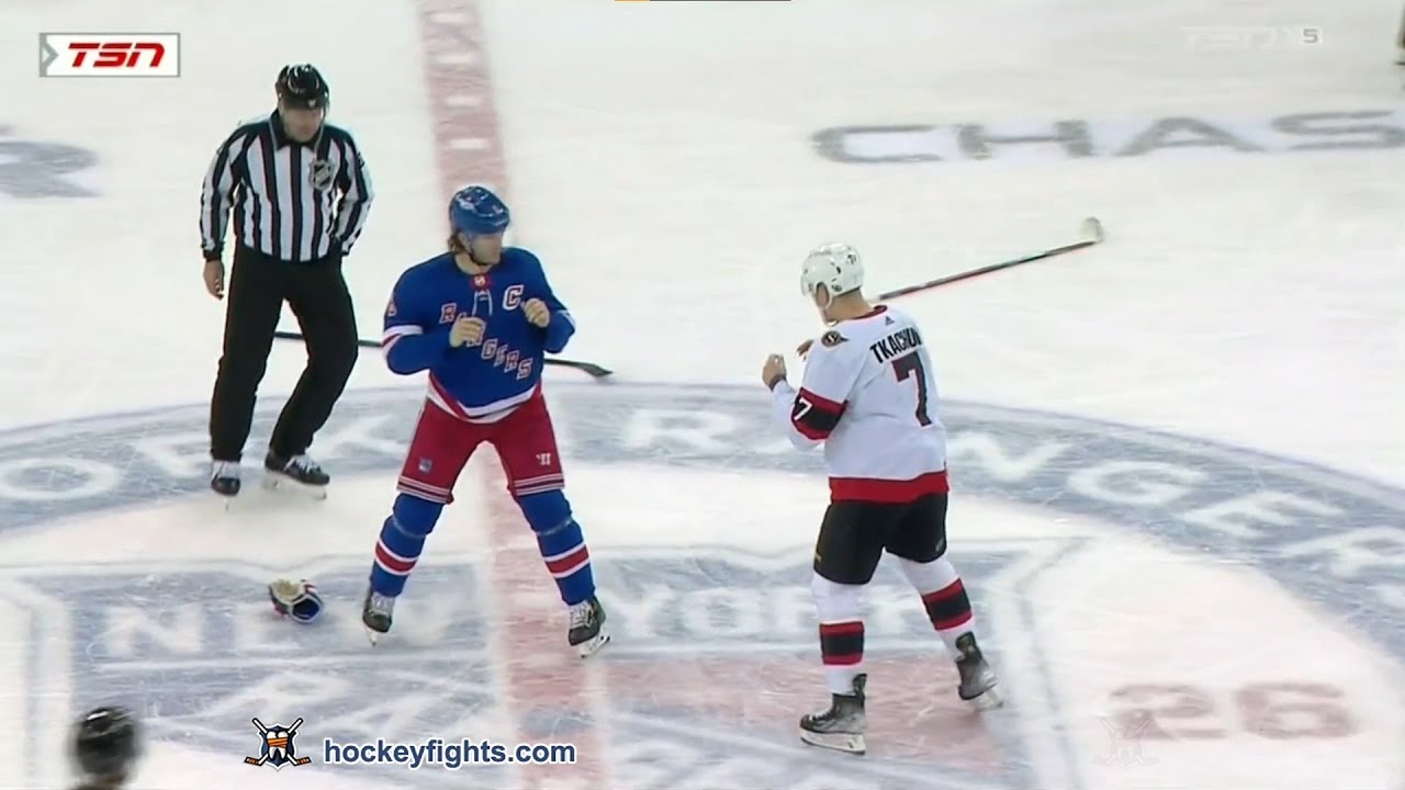 Brady Tkachuk vs Jacob Trouba Dec 2, 2022