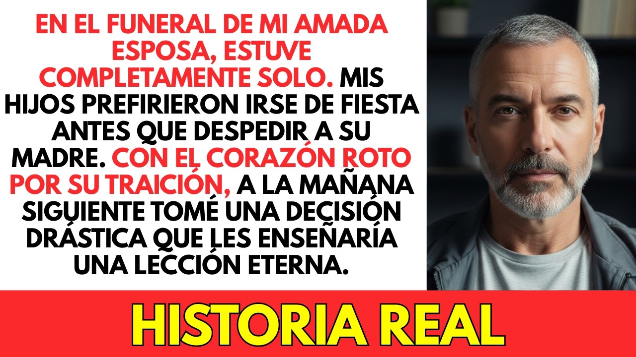 Nadie Vino Al Funeral De Mi Esposa. ¡Mis Hijos Eligieron La Fiesta En Vez Del Adiós De Mamá!