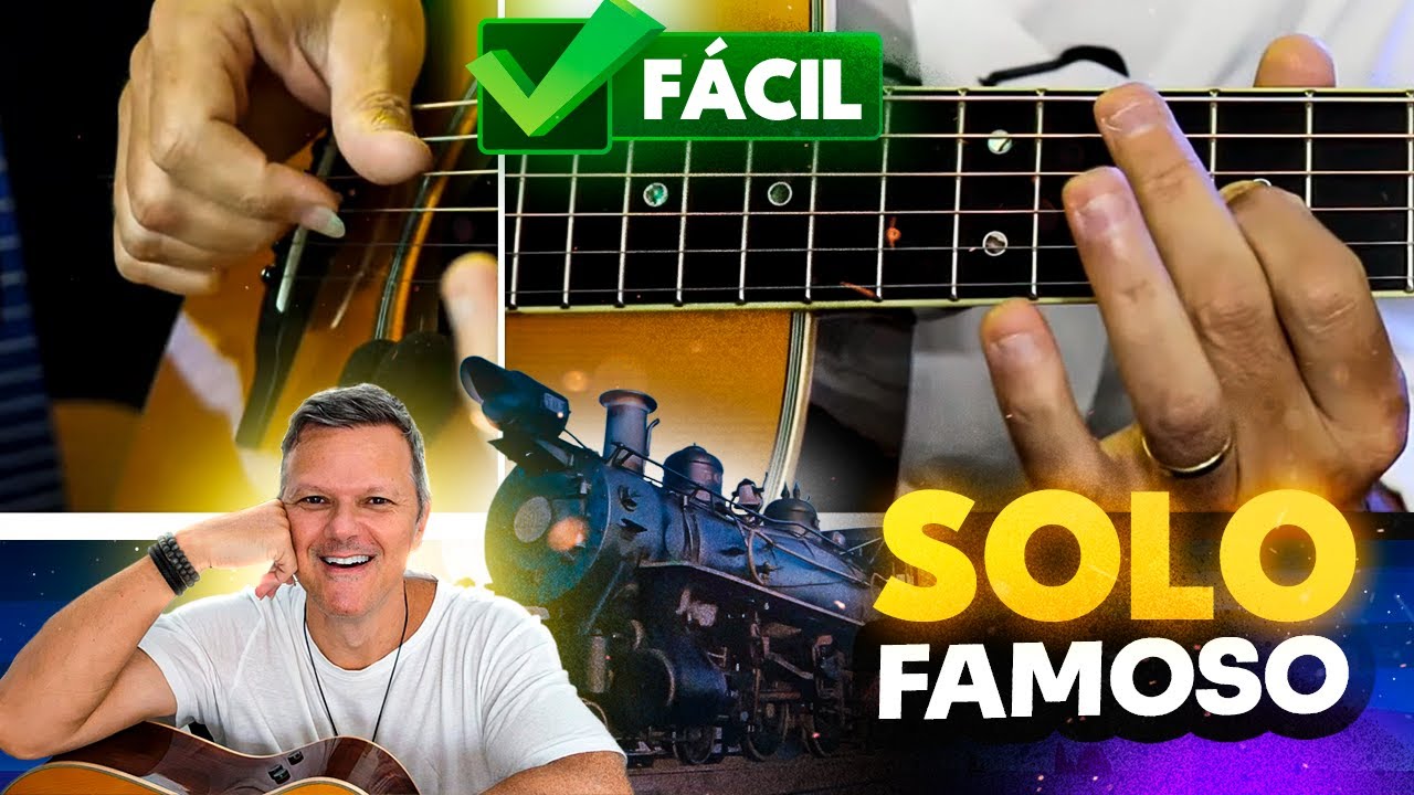 TOQUE o  SOLO ICÔNICO de TREM DAS ONZE em 10 minutos! Solo FÁCIL no Violão! TABLATURA