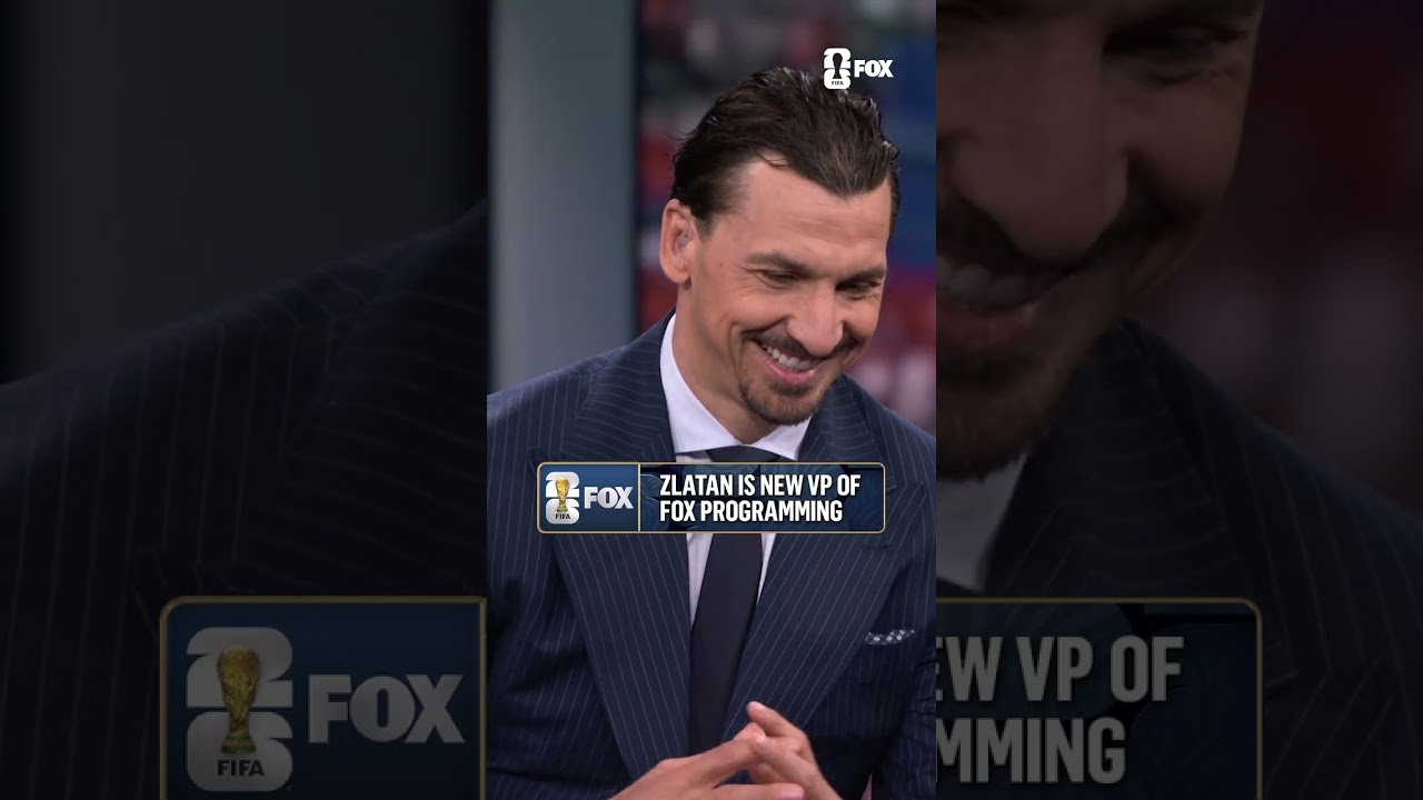 BREAKING: Zlatan has been announced as the Vice President of FOX Programming