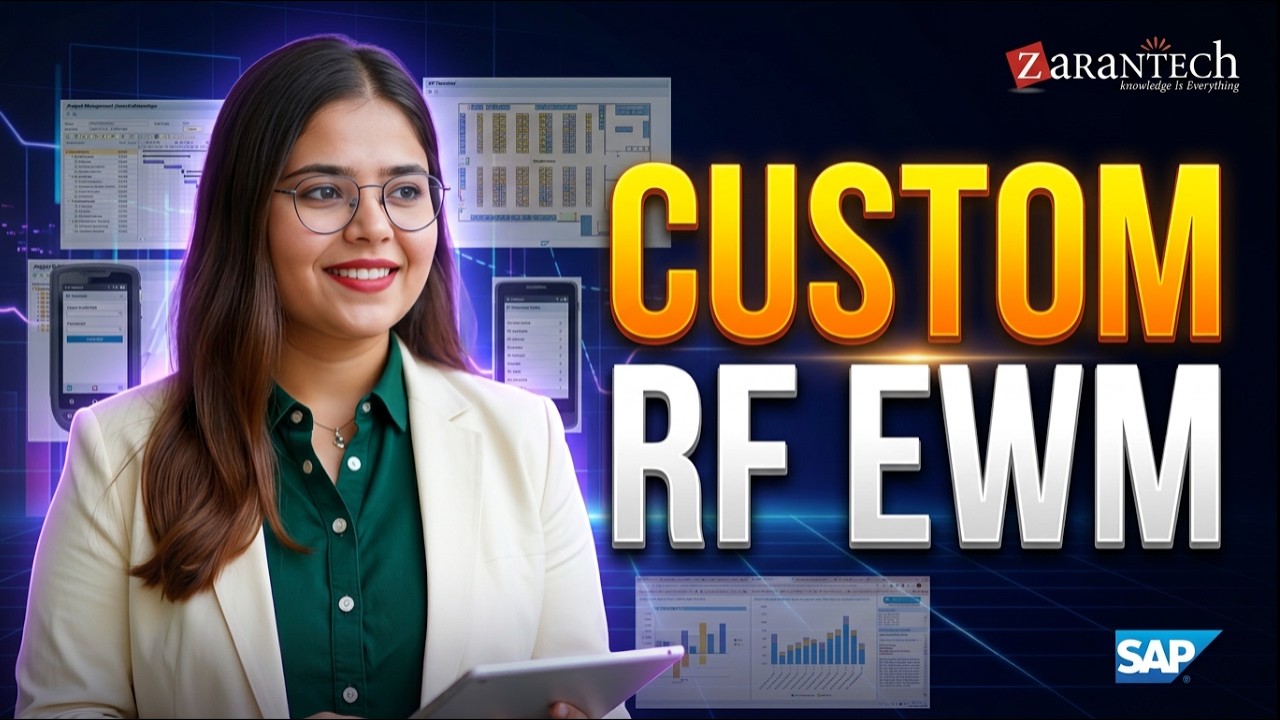 Custom RF Application in SAP EWM ABAP | ZaranTech