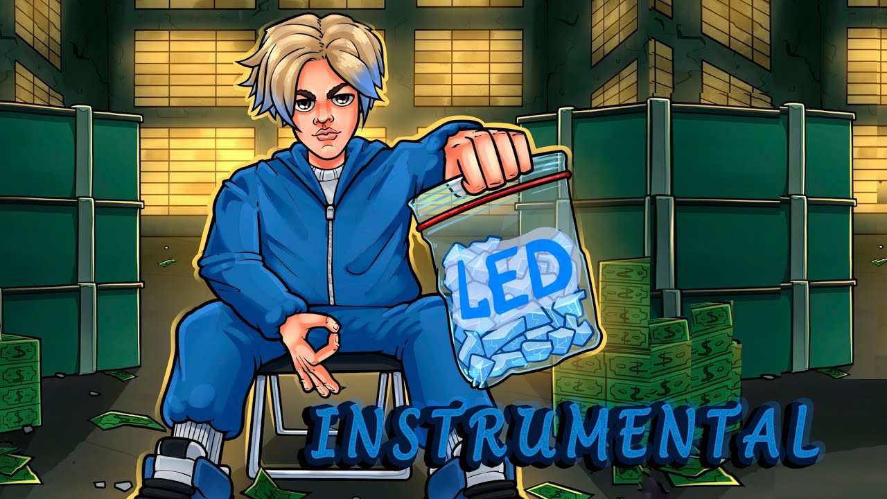 [Официальный минус] Nekoglai -  LED -- INSTRUMENTAL (Lyrics Video)