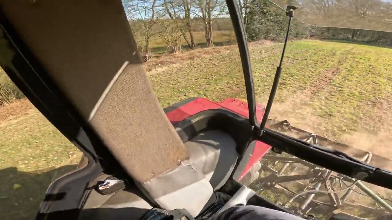Case IHC 844XL | Wiesenschleppen | Sound | POV/CabView