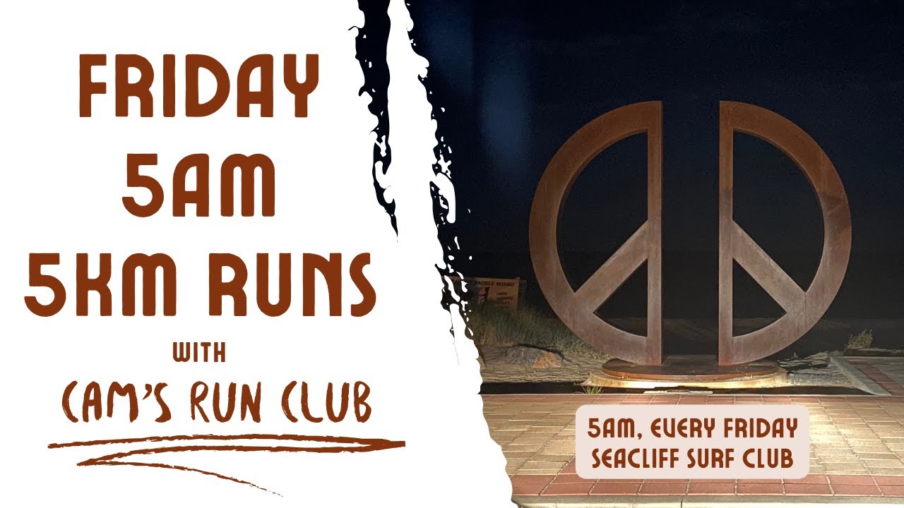 5AM FRIDAY 5K's WITH CAM'S RUN CLUB! ⏰&hearts;️