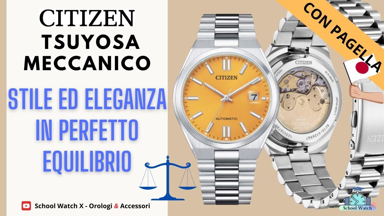 Citizen Tsuyosa equilibrio perfetto