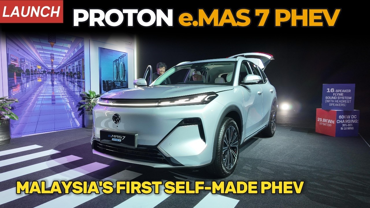 Презентация Proton e.MAS 7 PHEV! Цены от 109 800 ринггитов! | YS Khong Driving