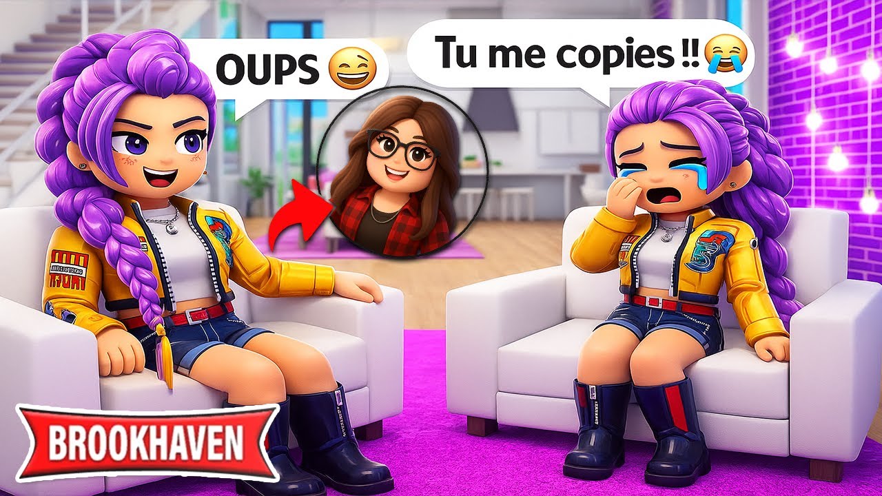J'AI COPIÉ LES AVATARS DES JOUEURS SUR BROOKHAVEN ! ELLE PLEURE !!! 🤣🤣 Roblox