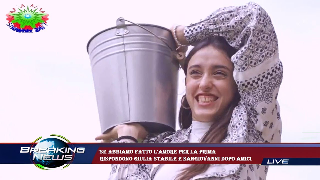 'Se abbiamo fatto l'amore per la prima  rispondono Giulia Stabile e Sangiovanni dopo Amici