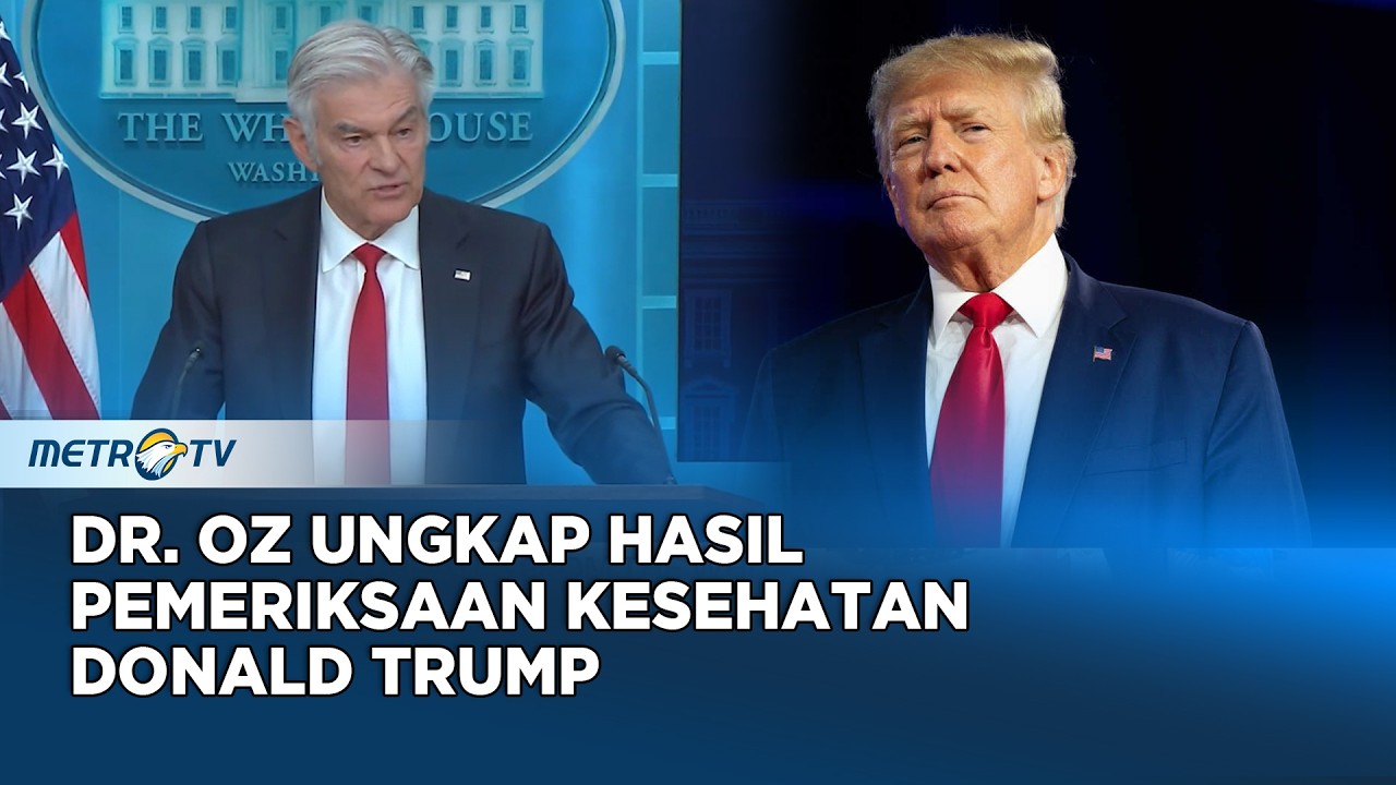 Gedung Putih Rilis Hasil Pemeriksaan Kesehatan Terbaru Donald Trump