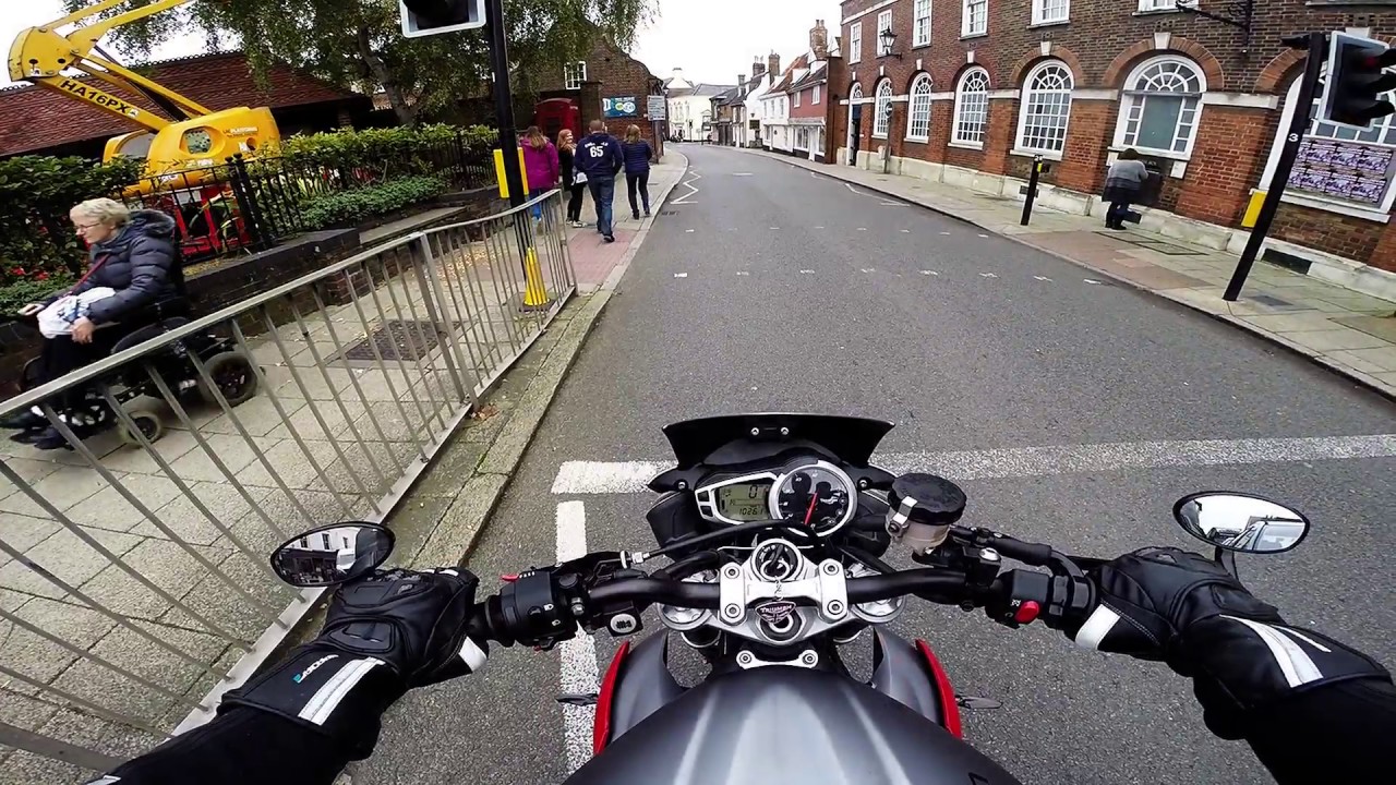 Triumph Street Triple R sound with SC Project Conic exhaust + quickshifter