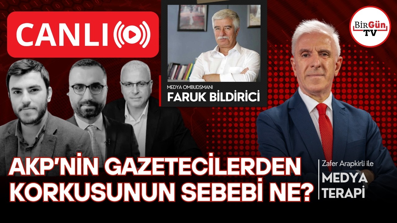 #CANLI I AKP'nin gazetecilerden korkusunun sebebi ne? I Zafer Arapkirli ile Medyaterapi 03.04.2026