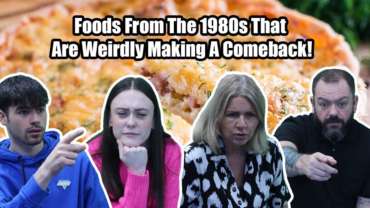 BRITISH FAMILY REACTS! Foods From The 1980s That Are Weirdly Making A Comeback!