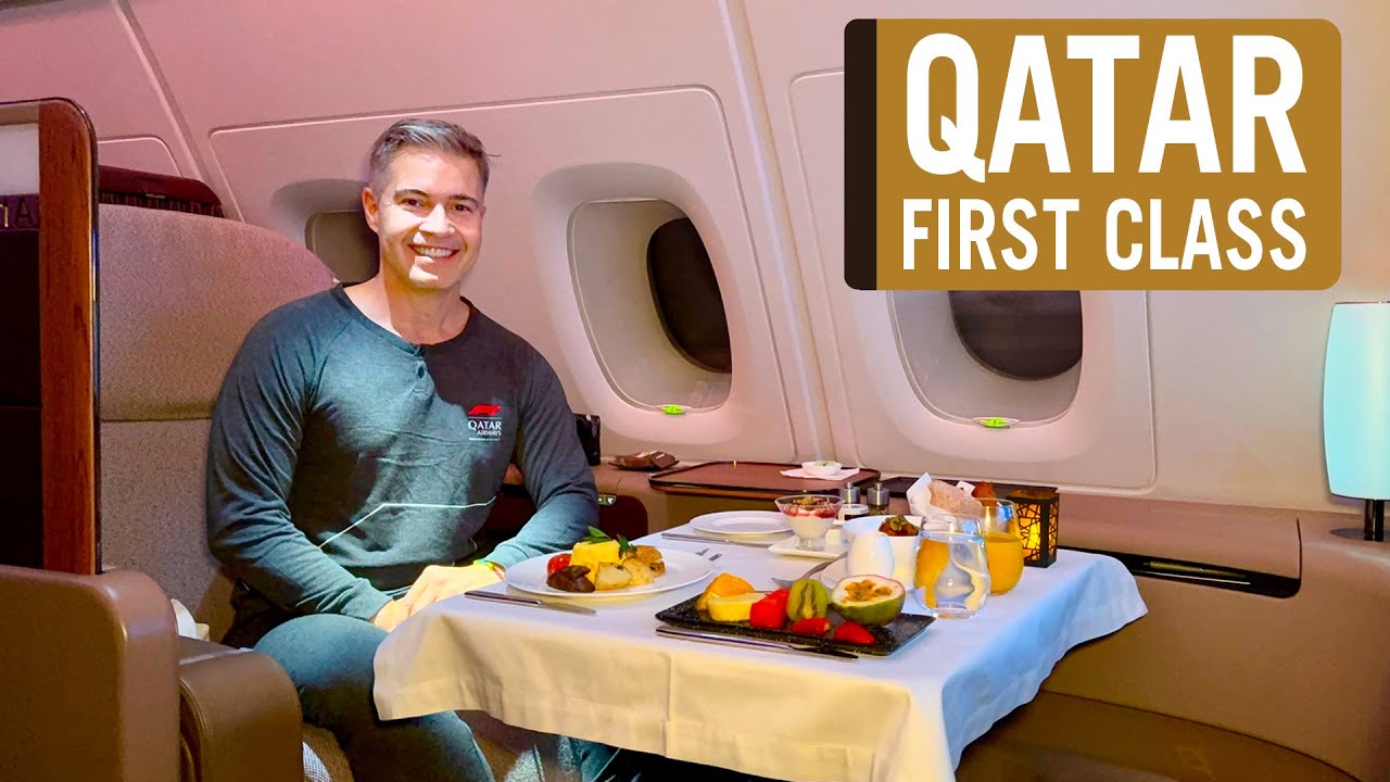 QATAR AIRWAYS: VOANDO NA PRIMEIRA CLASSE DA MELHOR COMPANHIA AÉREA DO MUNDO, A BORDO DO A380