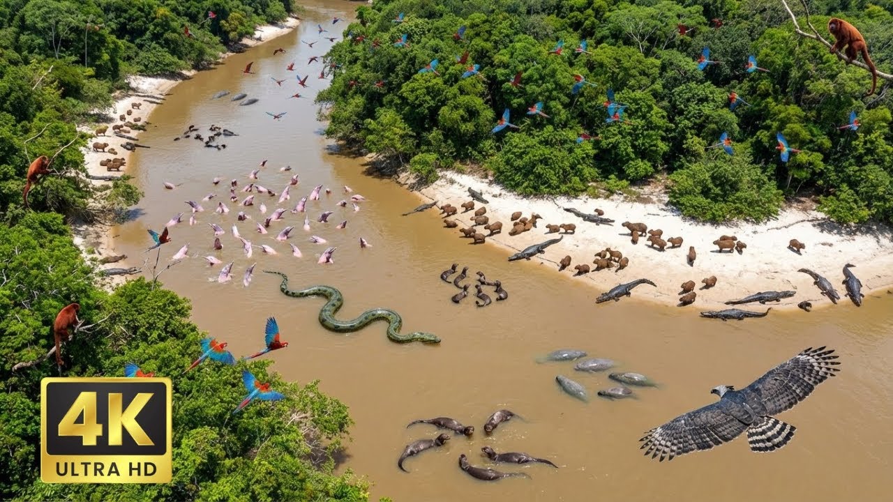 Relaxing Steps In The Amazon | RIVER OF LIFE : The Flow Of The Jungle Kings