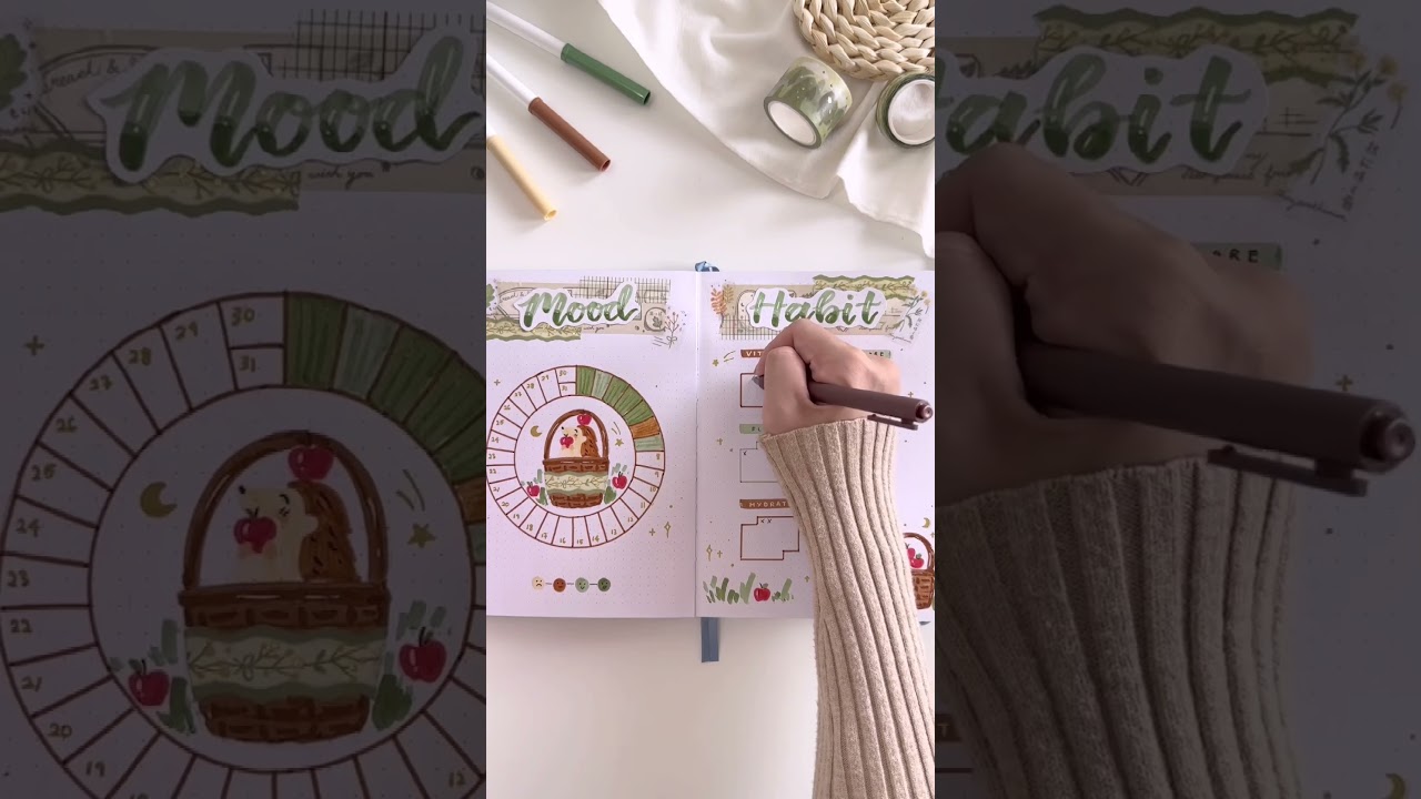 🦔 bullet journal with me // march 2023 